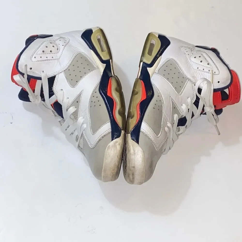Jordan Air 6 Retro Tinker- Size 6.5Y USA 384664-104 Size 6.5Y Junior Shoes
